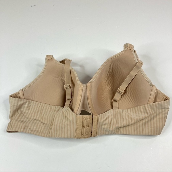 Playtex | Tan Nude Stripe Lightly Lined Underwire Bra 42C - Picture 4 of 5